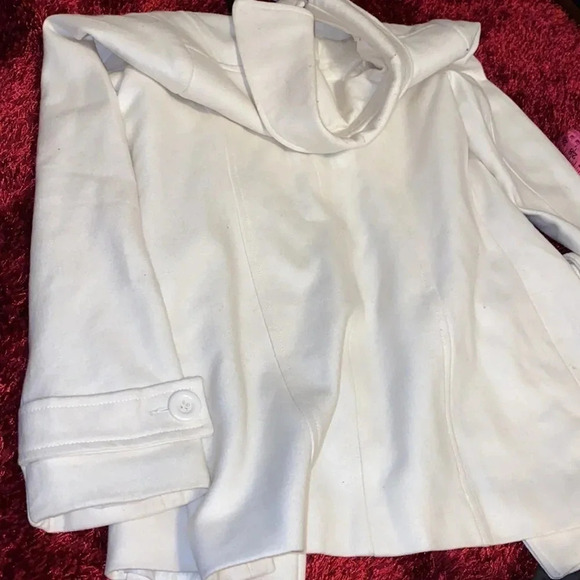Vintage white wool blend  jacket 12 - Picture 13 of 14